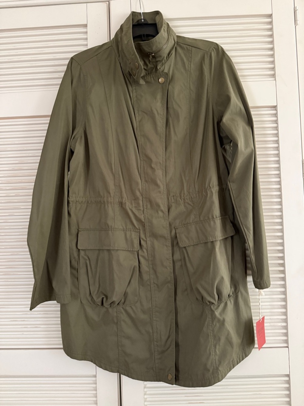 MOSSIMO SUPPLY CO. Olive Utility Jacket with High Collar - Picture 1 of 6